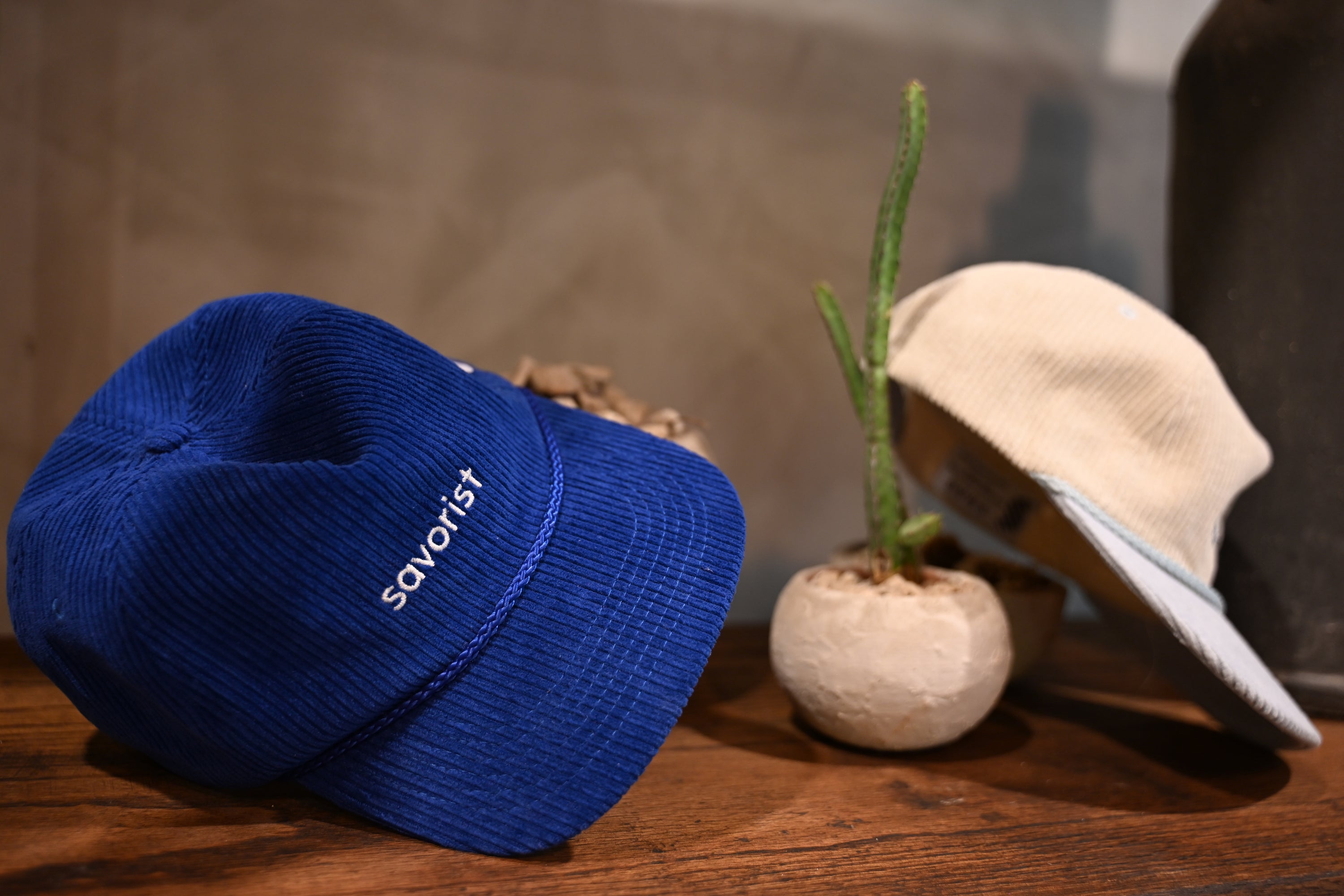 The Savorist Hat — Deep Ocean Corduroy · Yeri x Snag Collective