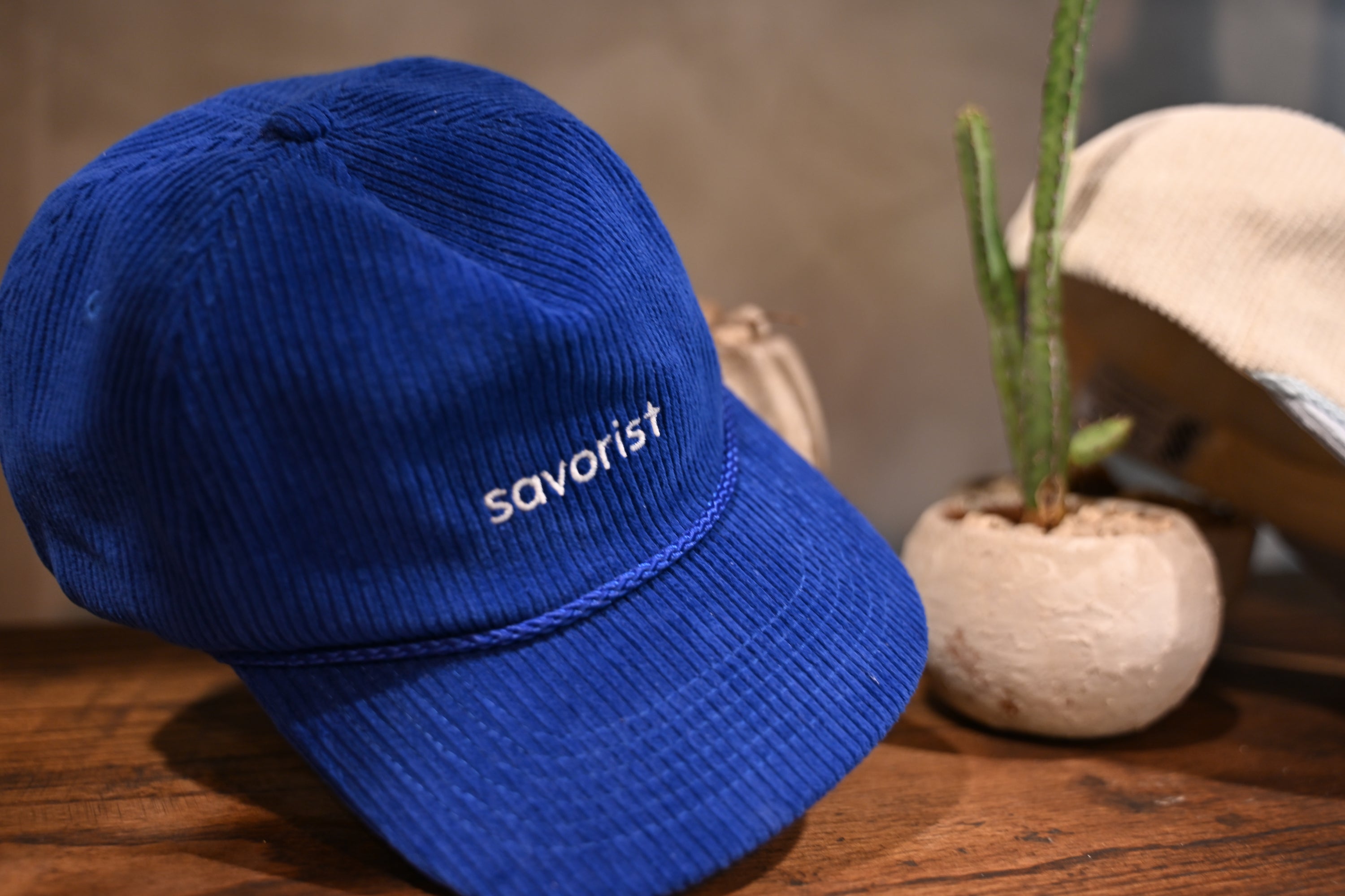 The Savorist Hat — Deep Ocean Corduroy · Yeri x Snag Collective