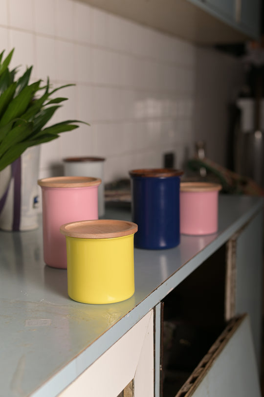 AYASA Storage Jar - Pink / Blue